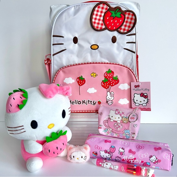 🍓(HK319) Hello Kitty Adorable 6-Piece Strawberry Bundle! - Picture 14 of 14